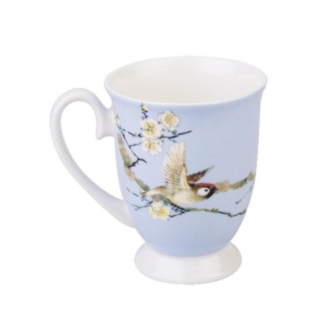 STECHCOL COFFEE/MILK MUG CAROLINA CHICKADEE SET 2
