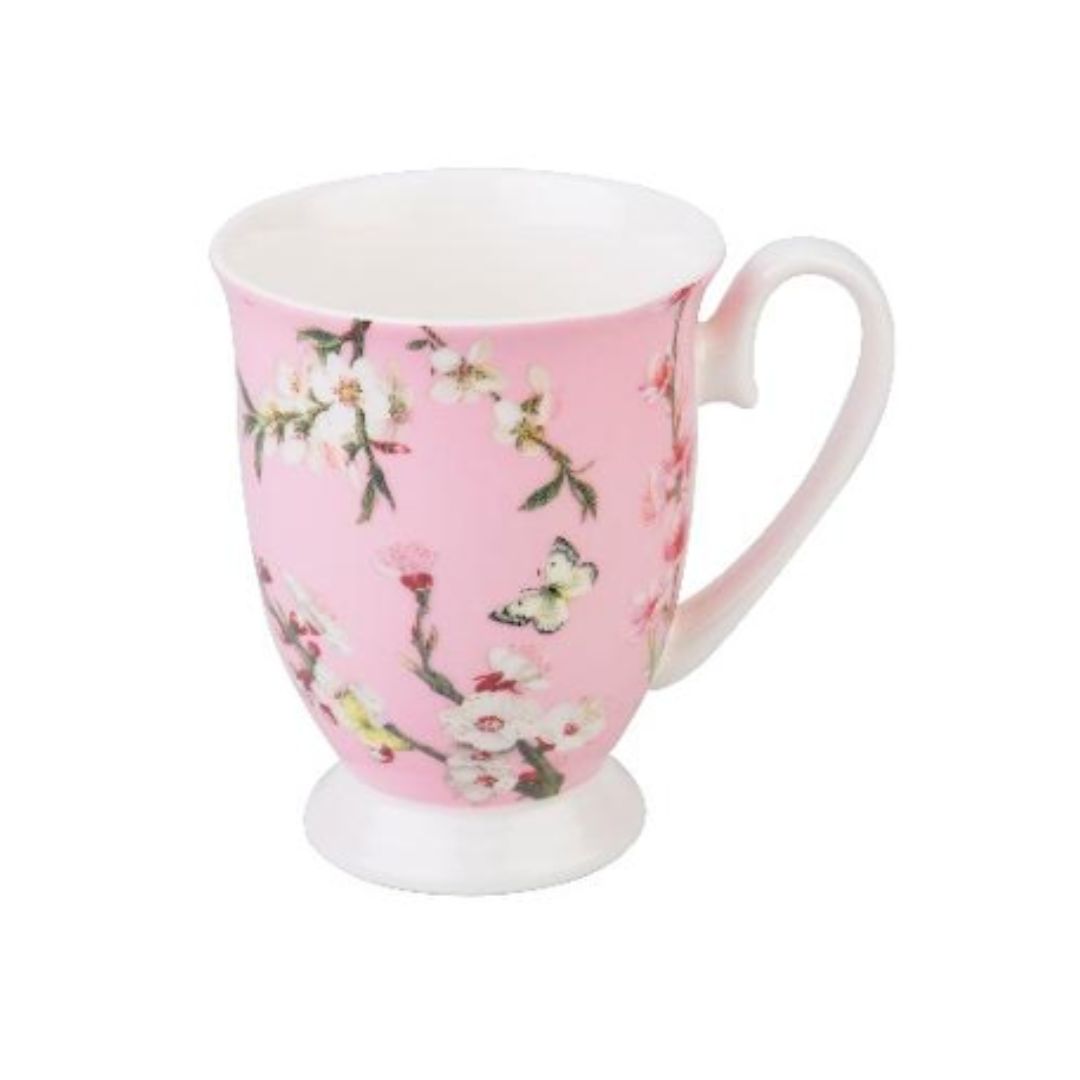 STECHCOL COFFEE/MILK MUG HEART VINE SET 2