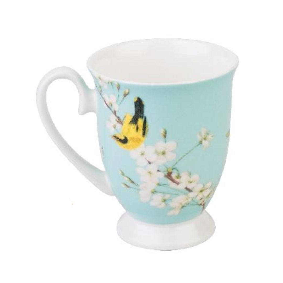 STECHCOL COFFEE/MILK MUG TEA MUG BLUE ORIOLE SET 2