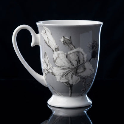 STECHCOL SCOFFEE/MILK MUG WHITE LILY SET 2