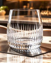 HANDCUT GOLDEN GATE  WHISKY TUMBLER SET OF 4