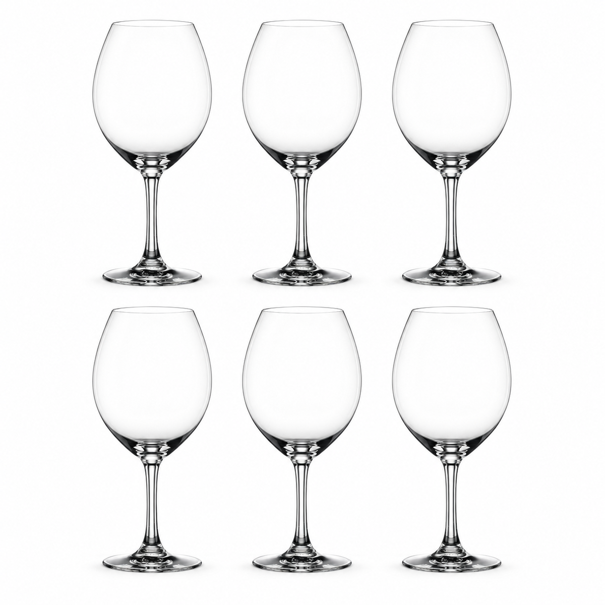 Nachtmann SALUTE BURGUNDY Wine Glass, Set of 6