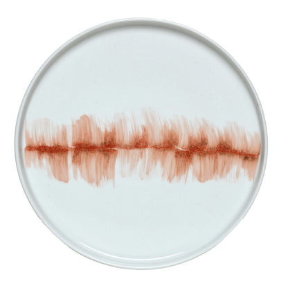 Tablejoy Edged Dinner Plate Set'4 Red