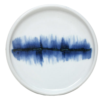 Tablejoy Edged Cannapes Plate Set'6 Blue