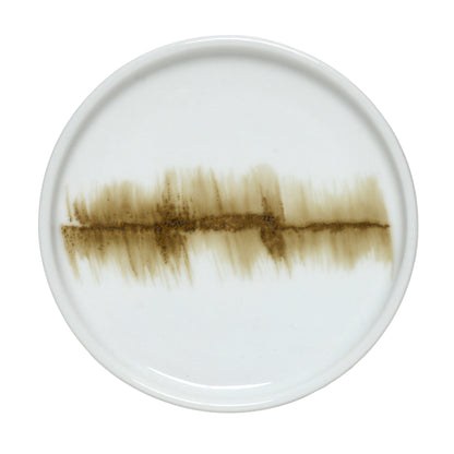Tablejoy Edged Cannapes Plate Set'6 Olive