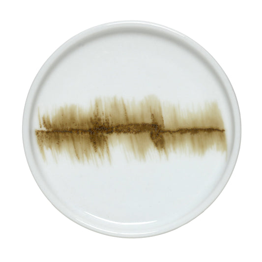 Tablejoy Edged Cannapes Plate Set'6 Olive