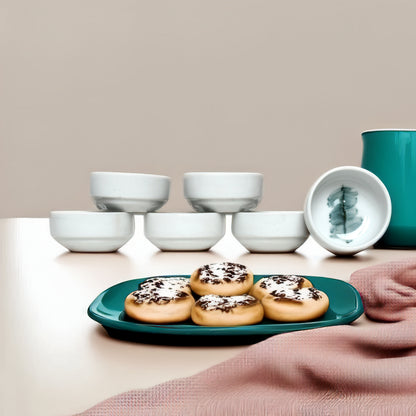 Tablejoy Stackable Dip Bowl Set'6 Black