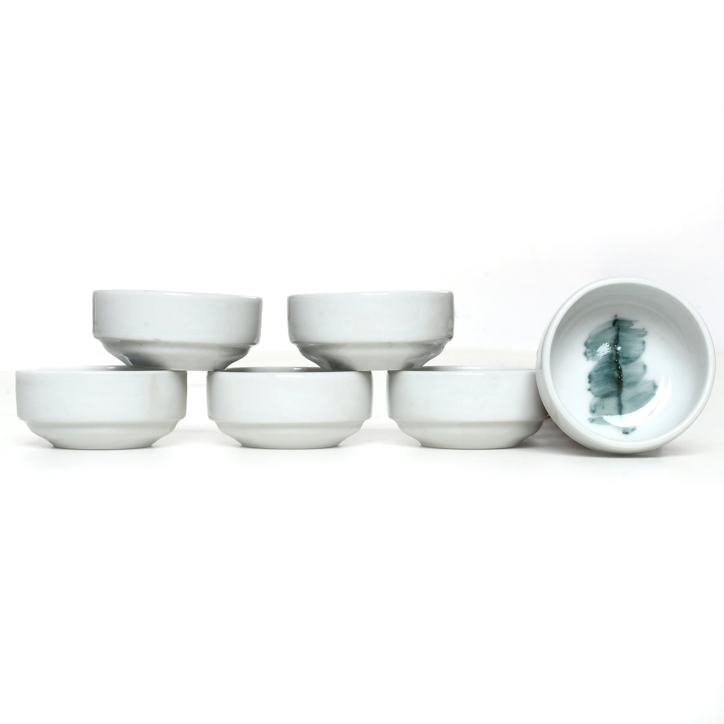 Tablejoy Stackable Dip Bowl Set'6 Black