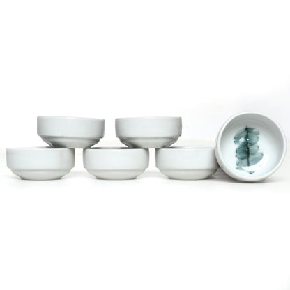 Tablejoy Stackable Dip Bowl Set'6 Black