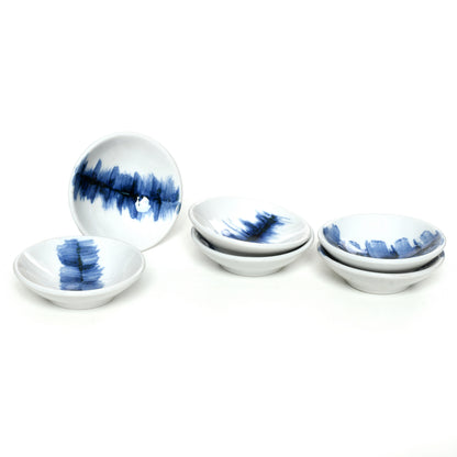 Tablejoy Dip Bowl Round Set'6 Blue
