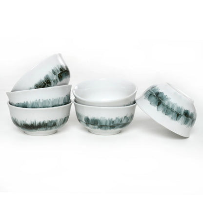 Tablejoy Veg/Curry Bowl Set'6 Black