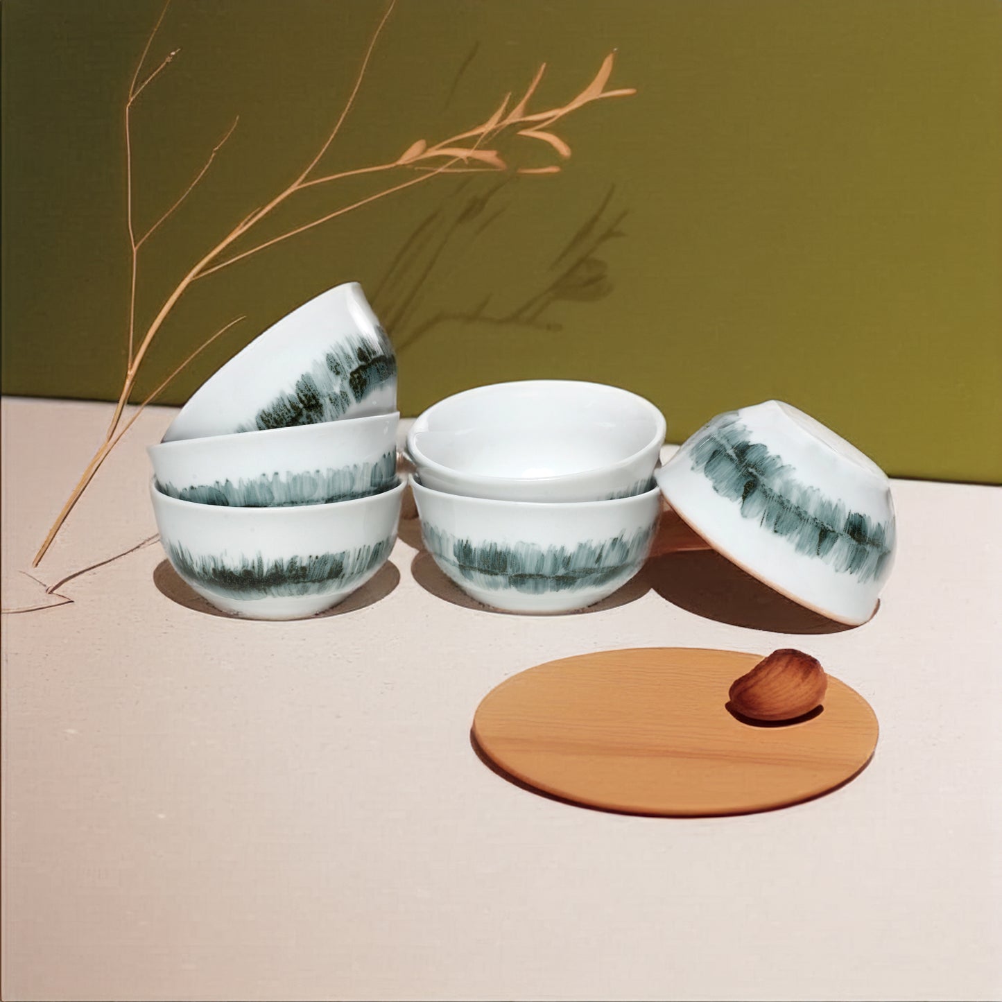 Tablejoy Veg/Curry Bowl Set'6 Black