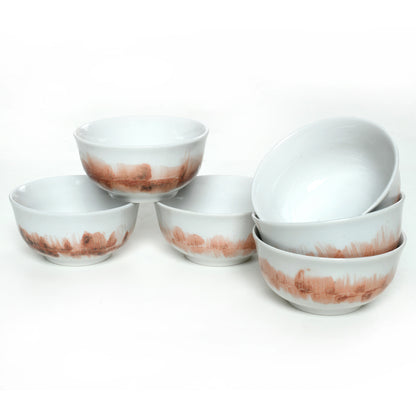 Tablejoy Veg/Curry Bowl Set'6 Red