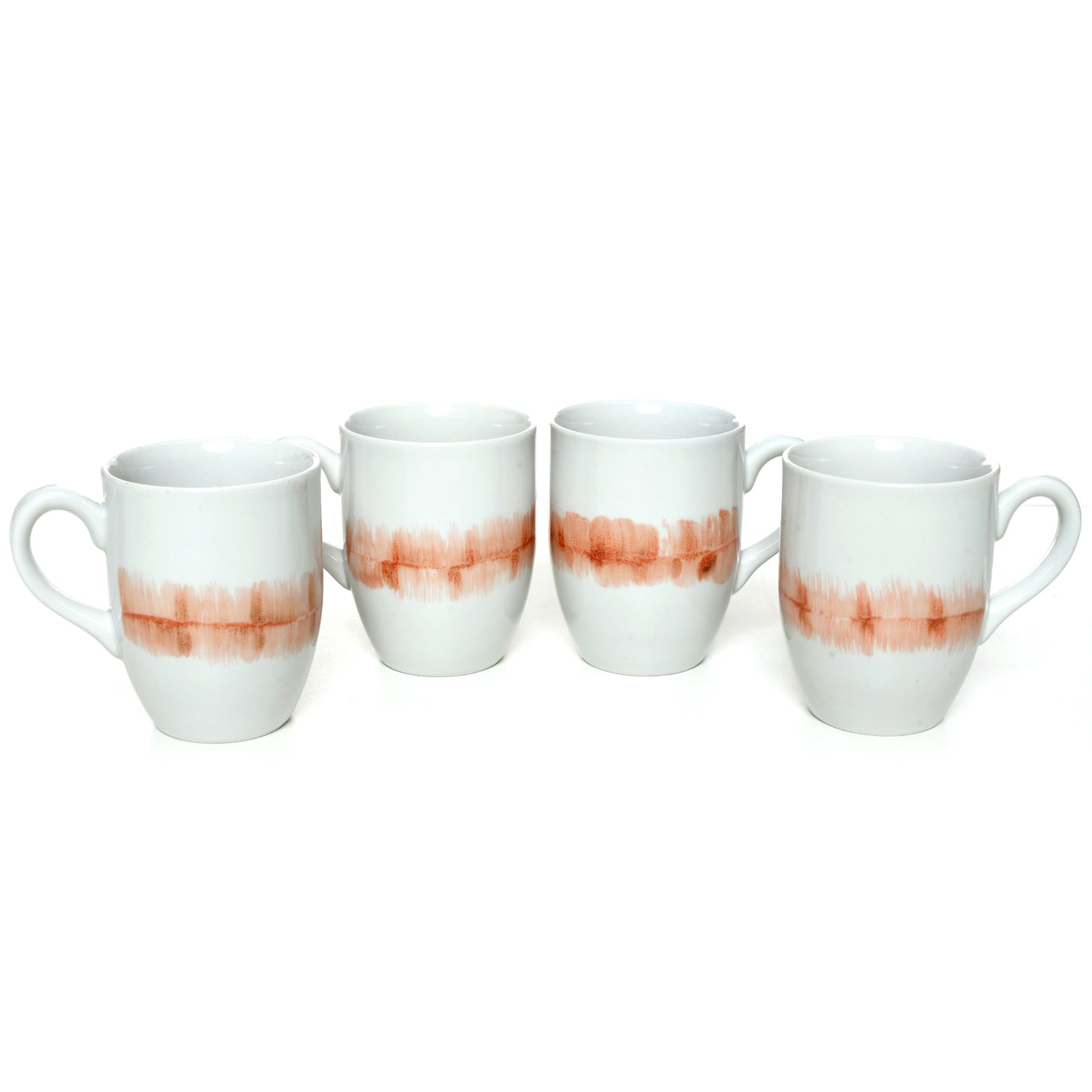Tablejoy Milk/Coffee Mug Set'4 Red