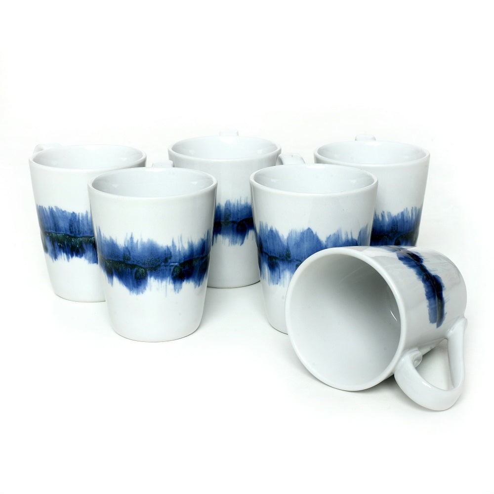 Tablejoy Tea Mugs 6Pcs Set'6 Blu