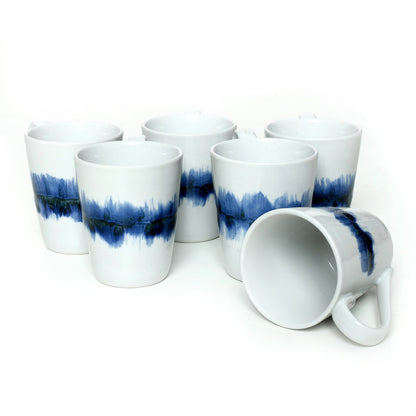 Tablejoy Tea Mugs 6Pcs Set'6 Blu