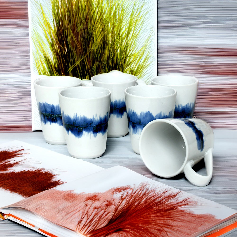 Tablejoy Tea Mugs 6Pcs Set'6 Blu