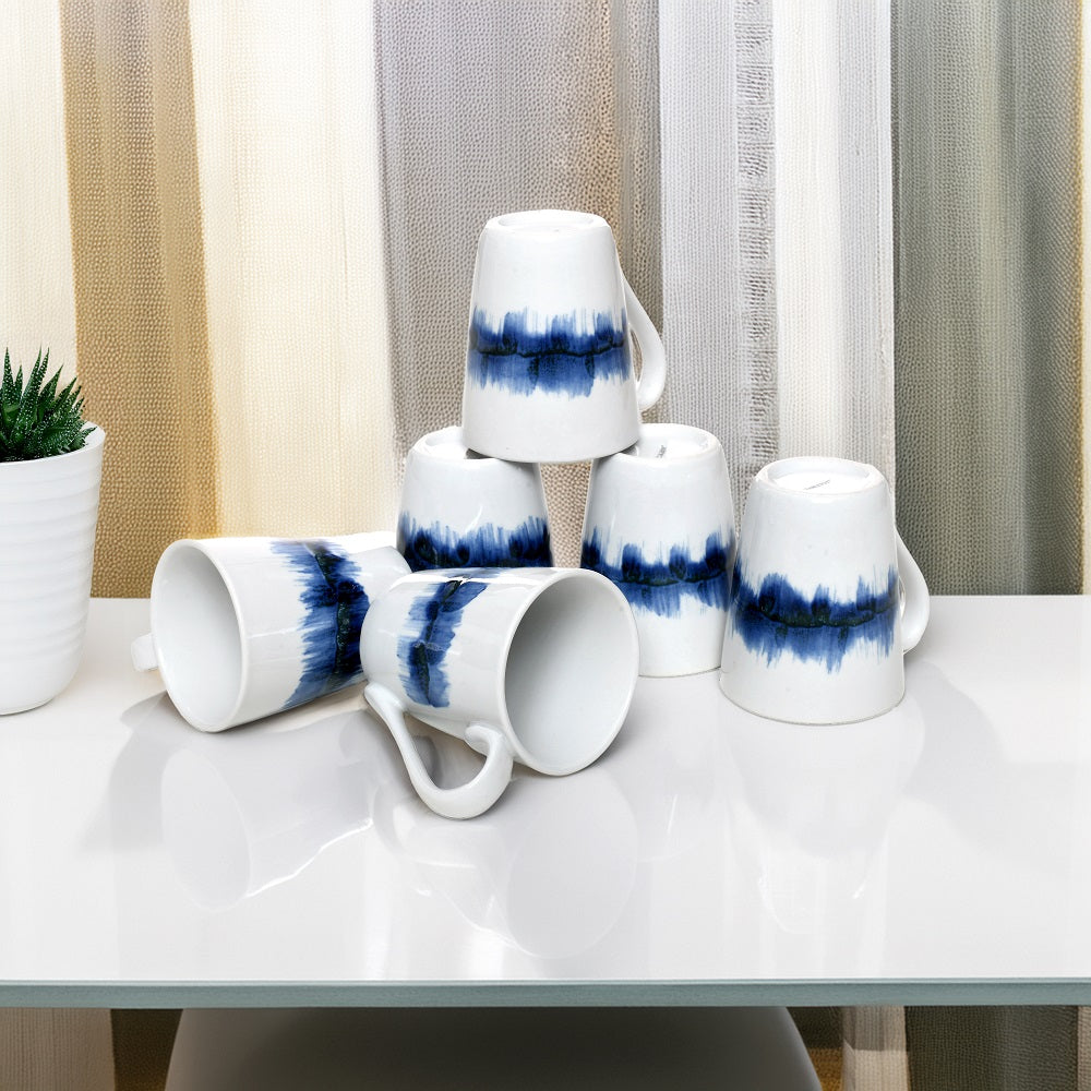 Tablejoy Tea Mugs 6Pcs Set'6 Blu