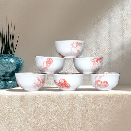 Tablejoy Veg/Curry Bowl Set'6 Red