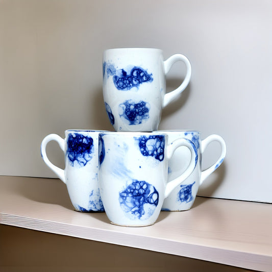 Tablejoy Milk/Coffee Mug Set'4 Blu