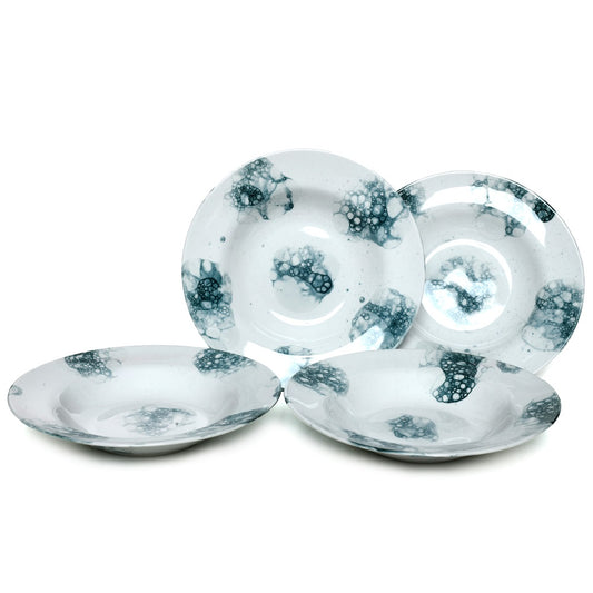 Tablejoy Pasta Plate Set'4 Blk
