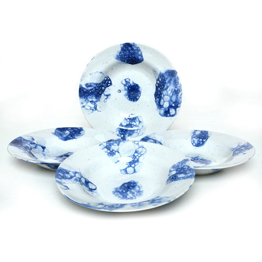 Tablejoy Pasta Plate Set'4 Blu