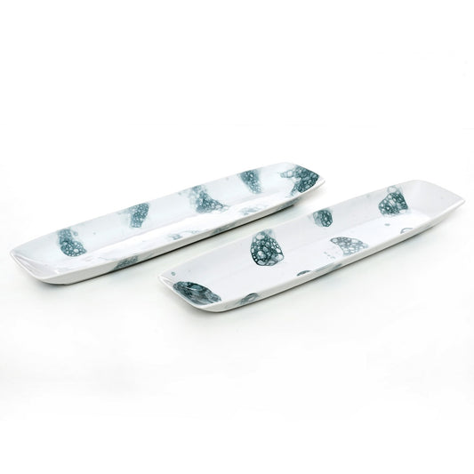 Tablejoy Oval Platter Set'2 Blk