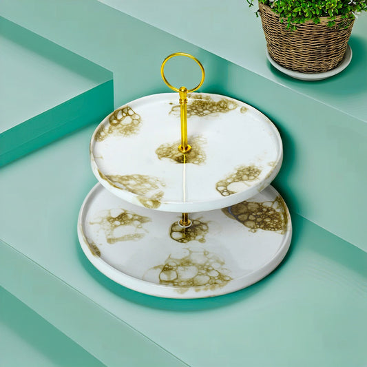 Tablejoy Two Tier Platter Olv