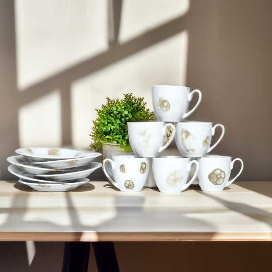 Tablejoy Cups & Saucer Set Set'12 Olv