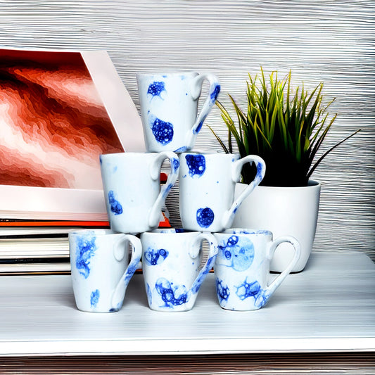 Tablejoy Tea Mugs Set'6 Blu