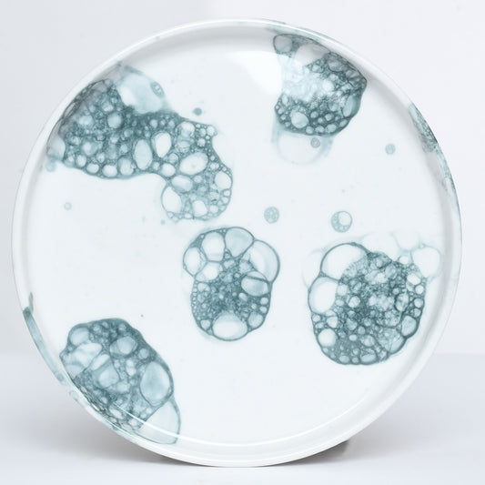 Tablejoy Edged Snack Plate Set'6 Blk