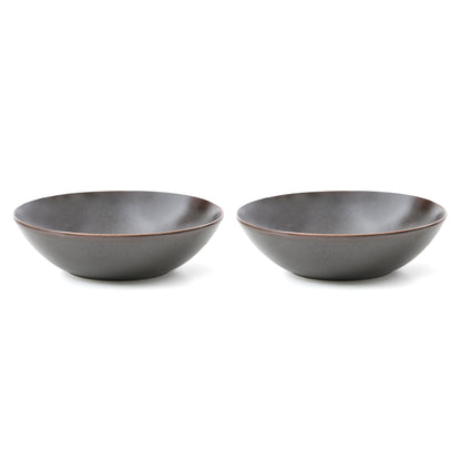 Mesa BROWN METALIC Cereal Bowl 17 cm Set of 2