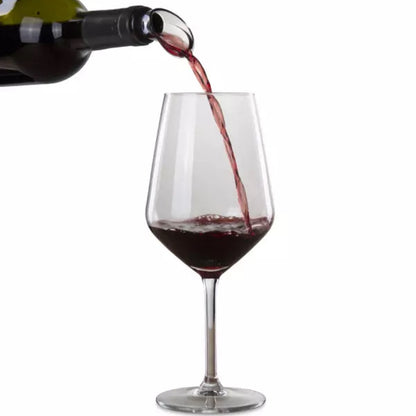 Vacu Vin Wine Server Crystal Black Set of 2