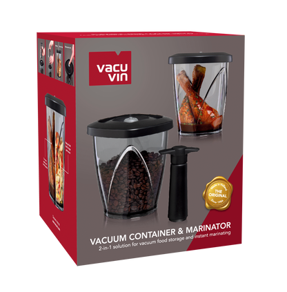 Vacu Vin VACCUM CONTAINER BLACK WITH PUMP SET'2