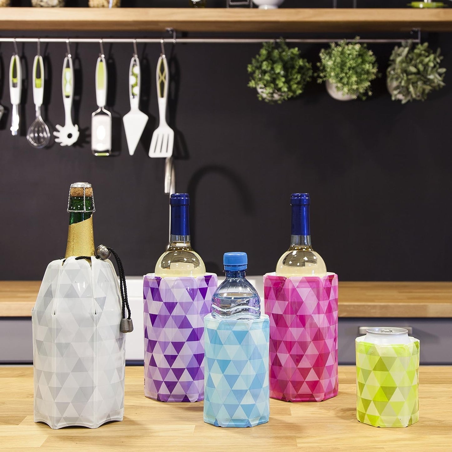 Vacu Vin Active Cooler Wine Diamond Pink