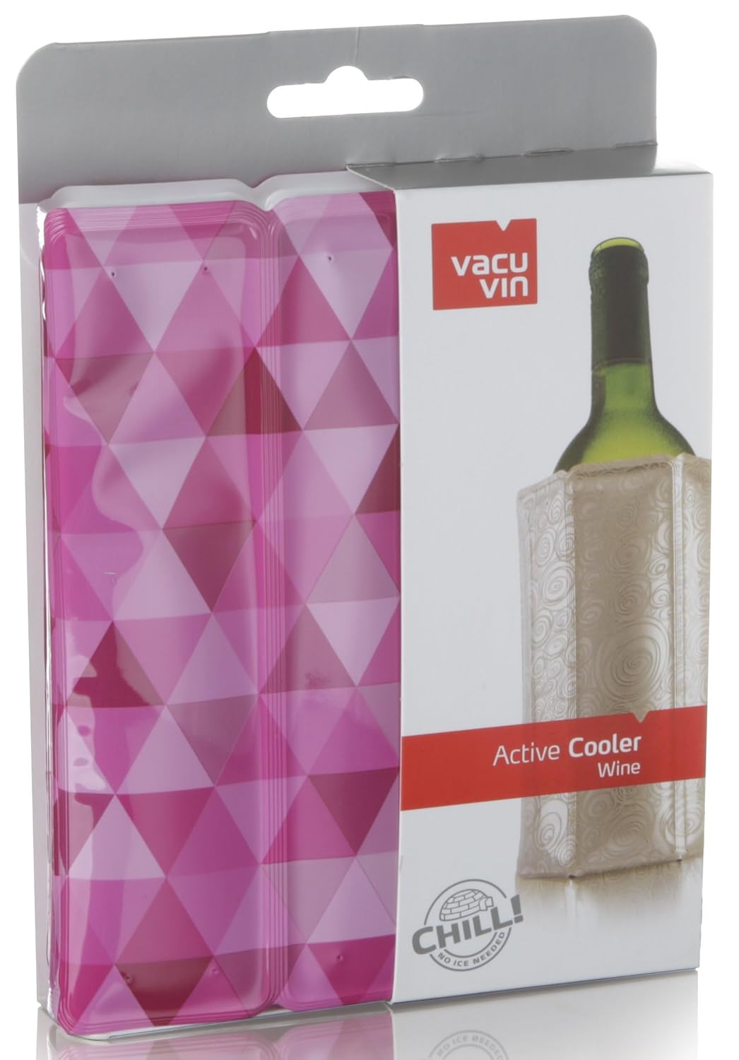 Vacu Vin Active Cooler Wine Diamond Pink