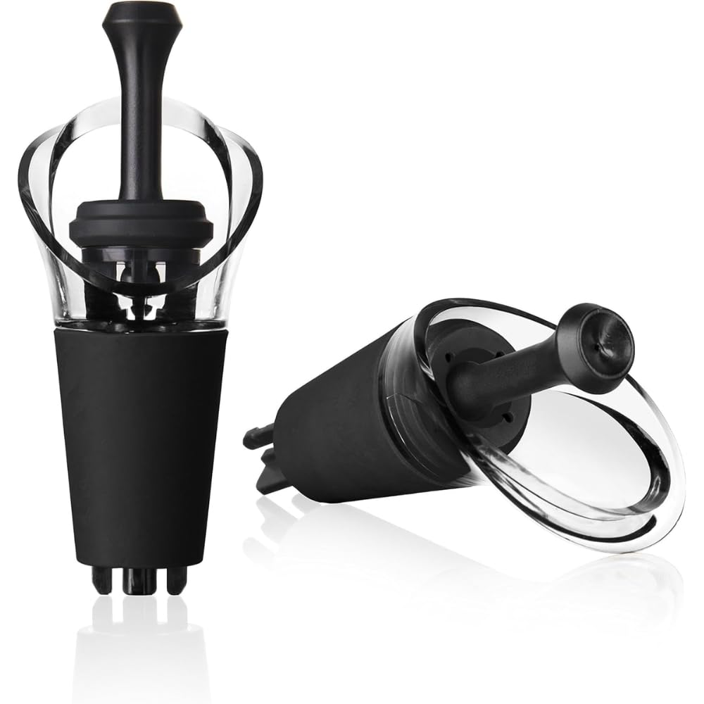 Vacu Vin Wine Saver & Server Black