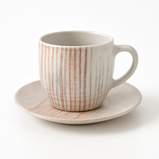 Mesa Rio Gold 2Cup & 2Saucer Set of 4