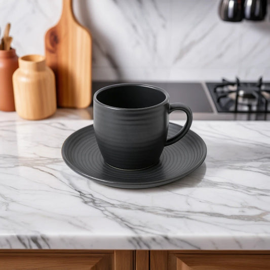 Mesa Crayon 2Cup & 2Saucer Set of 4