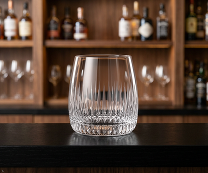 HANDCUT GOLDEN GATE  WHISKY TUMBLER SET OF 4
