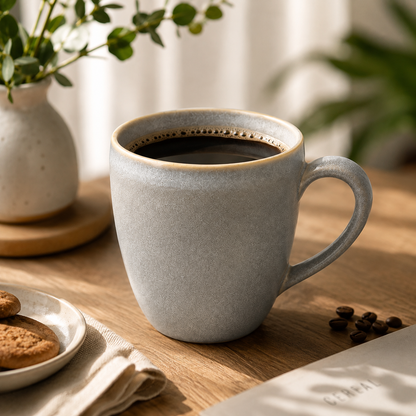 Mesa M250 GREY COUPE MUG 325 ml SET 6